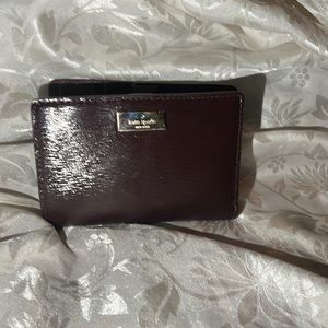 brown kate spade wallet